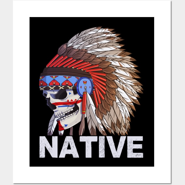 Native American Day Indigenous Pride Wall Art by Noseking